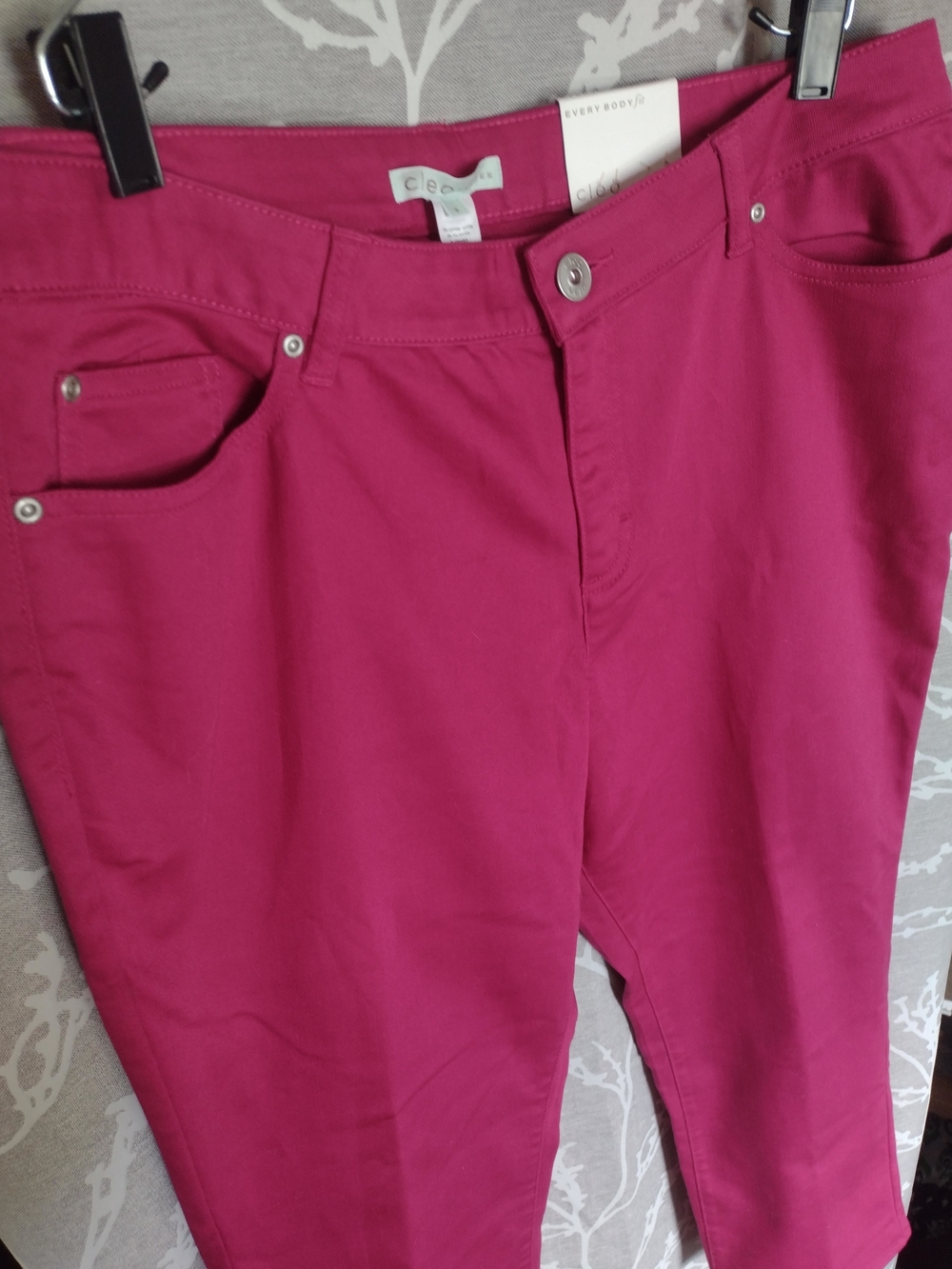 cleo Women’s Raspberry Straight Leg Pants